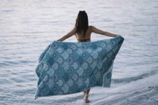 Mandala Pesthemal Beach Towel Turquoise
