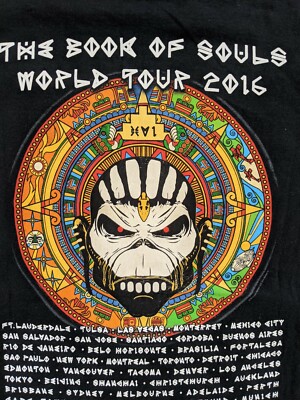 SOULS WORLD TOUR 2016 T-SHIRT TEE LARGE 