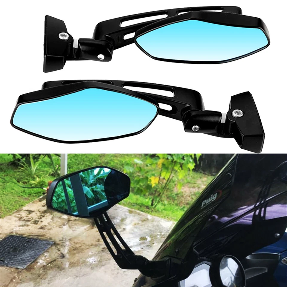 Espejos retrovisores ajustables de carreras para Yamaha FZ1 FZR YZF 600 R R1 R6 R6S 1000 Foto 2 de 4