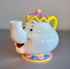 Disney Princess Beauty and The Beast Mrs. Potts XL Ceramic Teapot 48 oz PERFECT