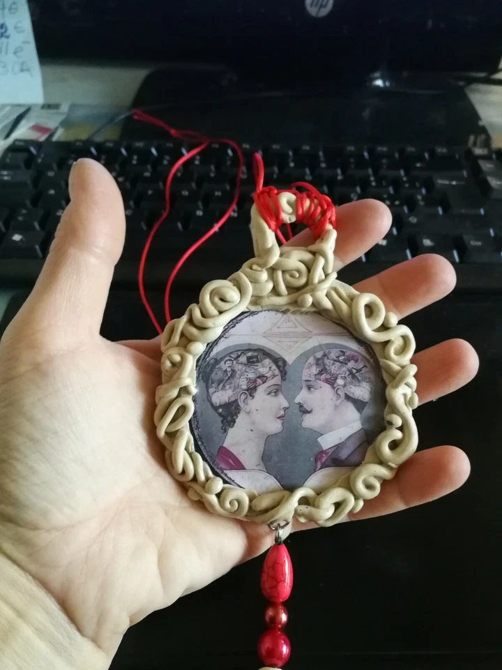 amor atracción talismán dijes mujer moda joyería collar amuleto colgante por Foto 3 de 4