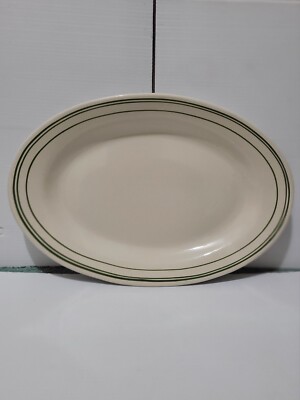 Since 1847 World Ultima China VIC-19 7 American Ivory Oval Plate W