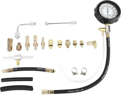 0-140 PSI Car Fuel Injection Pump Pressure Tester Engine Injector Test Gauge Kit - Picture 16 of 16