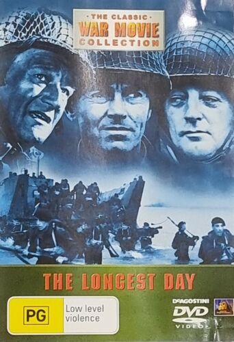 The Longest Day DVD (Region 4, 1990) Free Post - Picture 1 of 1
