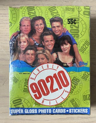 1991 Topps Beverly Hill 90210 Beauty Empty wax box