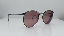 Vintage Charmant 4227 Black Gray Metal Round Sunglasses FRAMES ONLY Japan