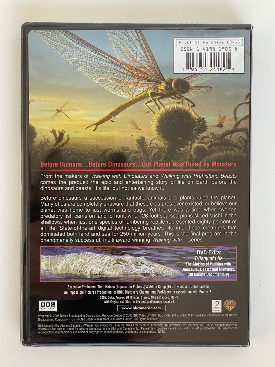 3 DVD set BBC Walking with Monsters+ Walking with Dinosaurs +