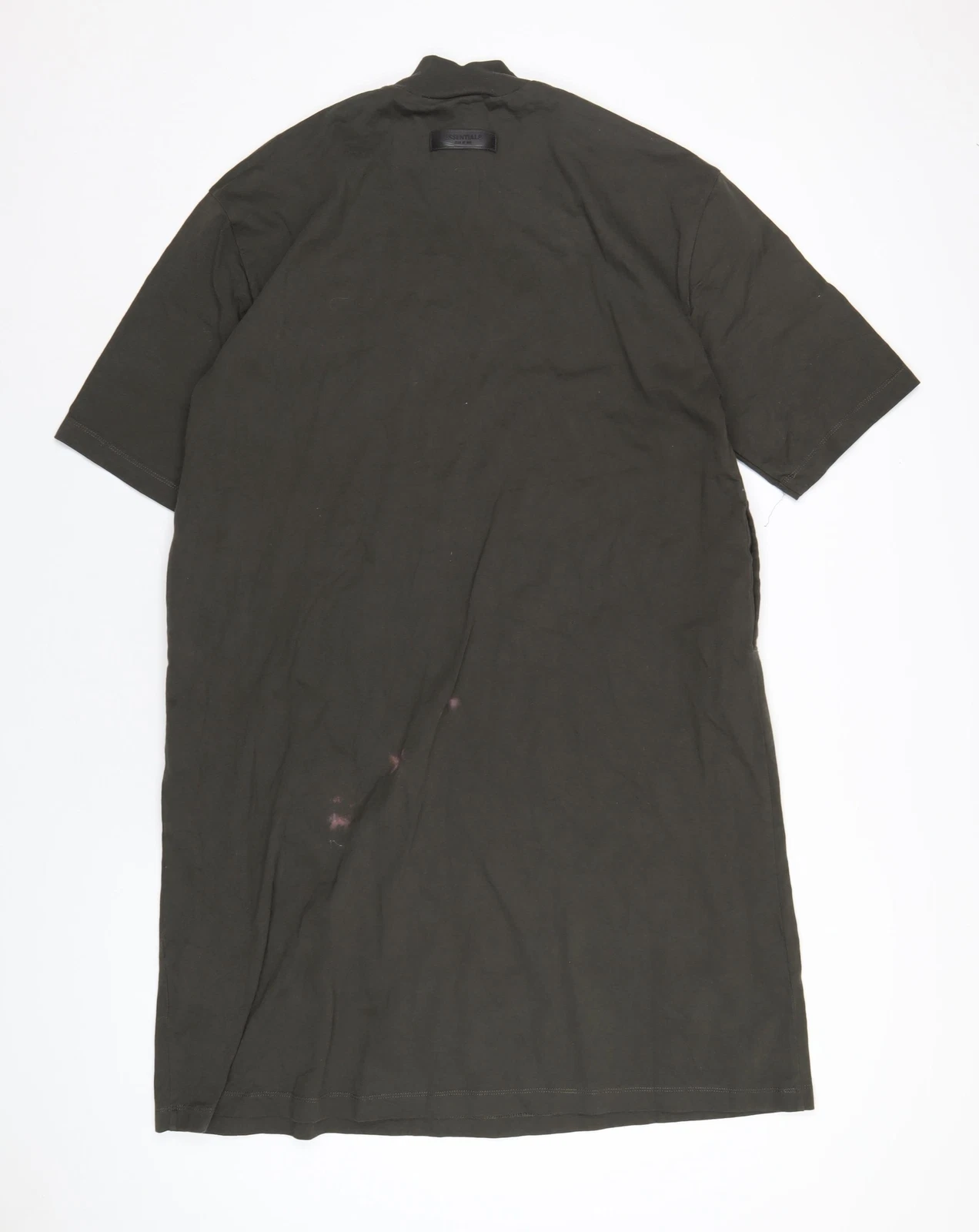 Vestito T Shirt Donna Fear of God Cotone Verde Taglia S Pullover Finto Collo