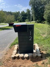 Mail Boss 7506 Mail Manager Curbside Locking Security Mailbox, Black,Large