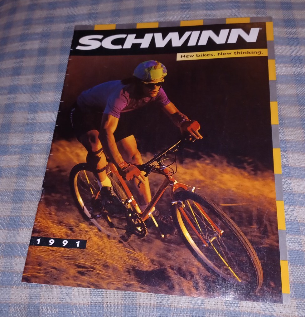 1991 Schwinn Bicycle Dealer Shop Catalog Brochure MOUNTAIN BIKES