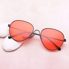 2020 Silver/Gold/Black Frame Retro Sunglasses Girl Stainless Steel Round Glasses