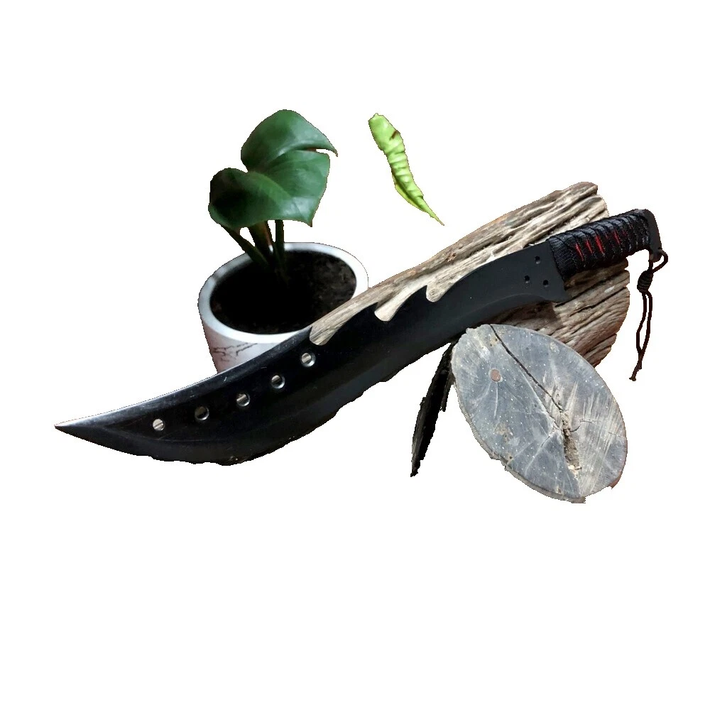 Hoja de acero al carbono Mango De Cuero Personalizado Vintage de colección y cuchillos de hoja fija hechos a mano