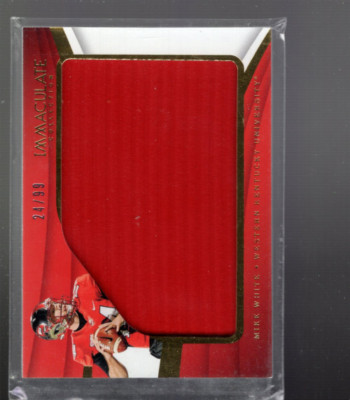 B4193- 2018 Immaculate Collection Immaculate Jumbo Jerseys #20 Mike White /99