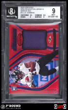POP 1 J.K. Dobbins BGS 9: 2020 Certified NG Jerseys Mirror Red Rookie Gisto /199