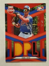 ZAIBEL ZAVAS 2023 Elite Extra Edition DPL MATERIALS RED #'d 20/49