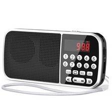 Digital AM FM Radio with Bluetooth 5.3,Small Transistor Radio with Best 1000mAh