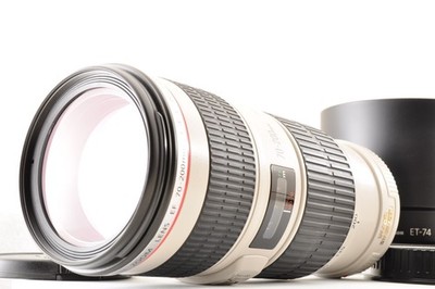 *Mint* Canon EF 70-200mm f/4 L IS USM Portrait Telephoto zoom Lens w/Hood #5407