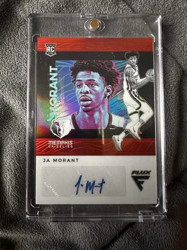 2019-20 Panini Chronicles - Flux Rookie Auto Ja Morant #FR-JAM Red (AU, RC)