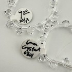 96 Piece Swarovski 6301 Crystal Clear 6mm Top Drilled Bicone Beads — photo 5