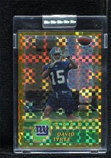 2003 Topps Chrome Rookie Gold X-Fractor 63/101 David Tyree #260 5l2