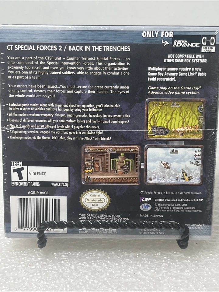CT Special Forces 2: Back in the Trenches (GBA, 2004) – Factory Sealed, Mint - Image 4 of 4
