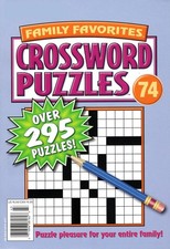 Penny Press Family Favorites Crossword Puzzles Magazine #74 2024
