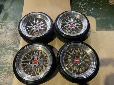 BBS LM 19-inch 9J 10J Polished, Reverse Mounted, Under-Disc Modified