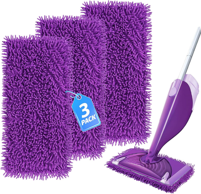 #ad Reusable Wet Jet Pads For Swiffer 3 Pack For Deep Cleaning Floors Deep Cleaning $15.99
