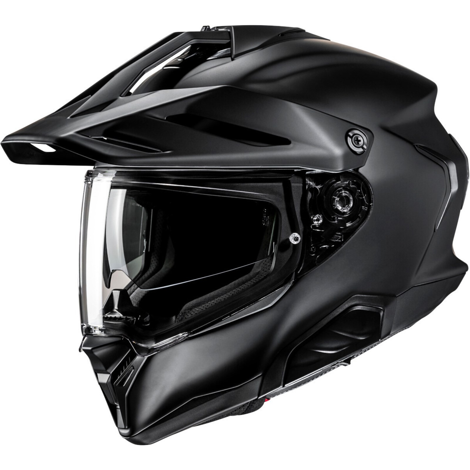 HJC RPHA60 XXL Motorcycle Helmet - Enduro Helmet With Sun Visor Black Matte