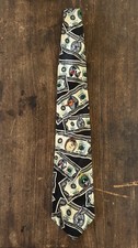 VTG 1995 Looney Tunes Mania 100 Bill Sylvester Bugs Bunny Taz Silk Neck Tie EUC