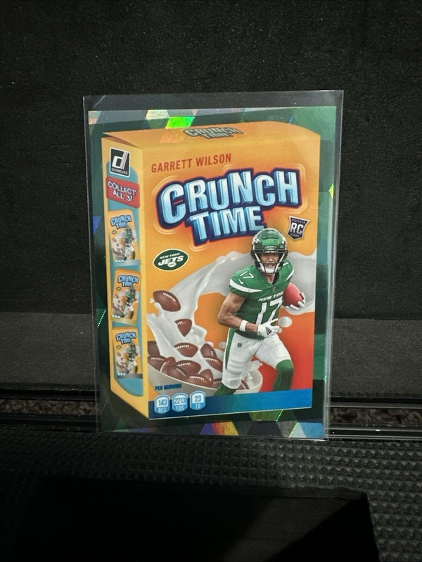 2022 Panini Donruss Garrett Wilson New York Jets Rookie Insert Crunch Time /50