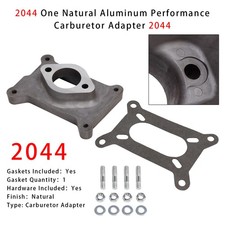 Performance Carburetor Adapter Spacer 2044 Natural W Gaskets Performance Carburetor Adapter Spacer 2044 Natural W Gaskets