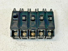 Lot of 5 Westinghouse Quicklag-C 20Amp Circuit Breakers