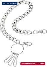 Wallet Chain Pants Chain for Men Women Hip Hop Belt Keychain Punk Trousers Pants