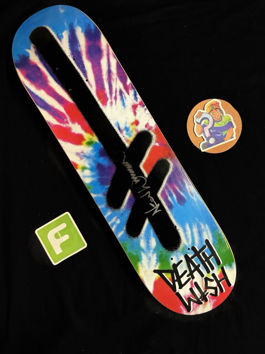 エンジョイ スケートボード ジェリー・スー「キトゥン・ドリームス」[レア] RARE SIGNED Neen Williams Tie Dye Deathwish Team Skateboard Deck