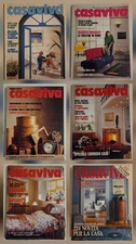 Lotto 6 Riviste CASAVIVA anni '80/90 - Arredamento - Arnoldo Mondadori Editore 