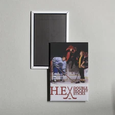 H.E. Double Hockey Sticks Mini Movie Poster Fridge Locker Magnet
