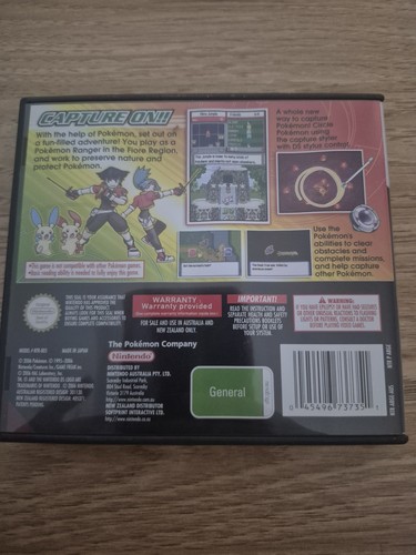 Pokemon Ranger Nintendo DS + Game Manual - Picture 2 of 3