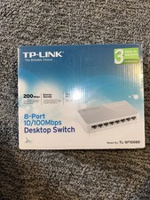 TP-LINK 8 Port Fast Ethernet 10/100Mbps Network Switch Desktop New