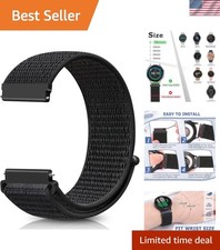 18mm Nylon Sport Quick Release Watch Bands Compatible with Garmin Venu 3S/Ven...