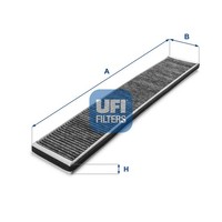 UFI Innenraumfilter 54.121.00 Aktivkohlefilter FüR Alpina BMW B3 X3 E46 E83 3Er