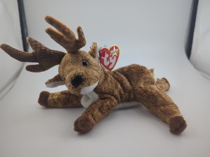 Ty Jingle Beanie Baby - ROXIE the Reindeer (4.5 Inch) MWMTs Ornament Stuffed Toy