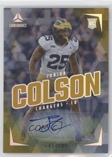 2024 Panini Luminance Rookies Gold Auto 41/100 Junior Colson #150 Auto 1iq4