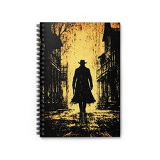 Western Stranger Spiral Notebook - Ruled Line, Journal, Writing, Sketching, Gift