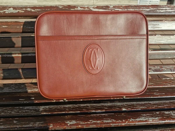Cartier Leather Traveling Bag