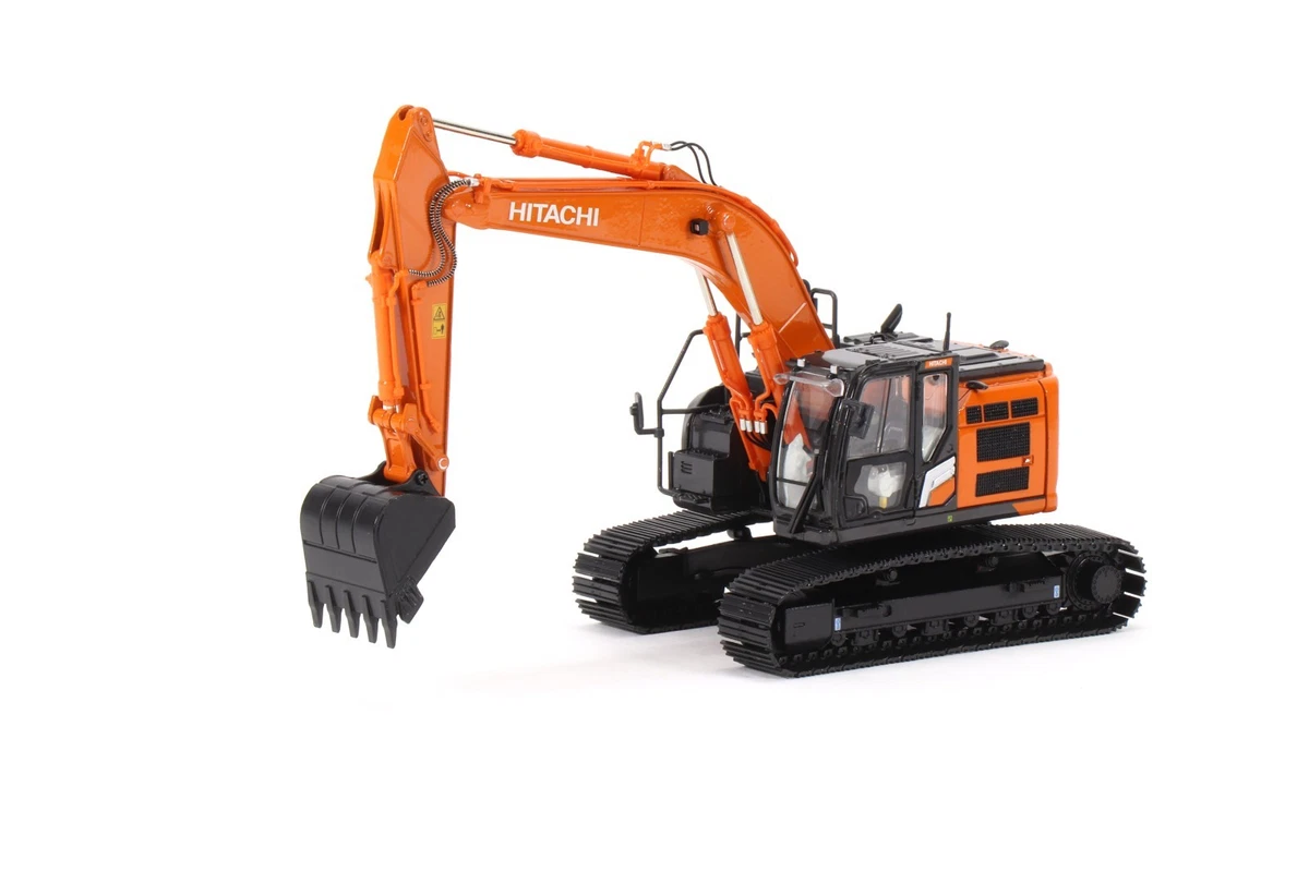 Orange 1:50 Excavator Contemporary Manufacture Diecast