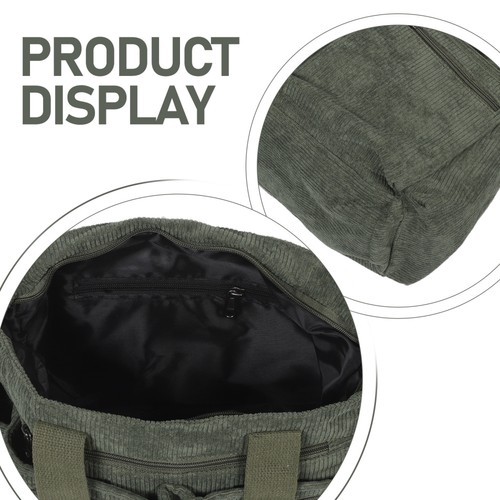  Women's Tote Bag Corduroy Handbag with Detachable Strap Handbags for - Picture 12 of 12