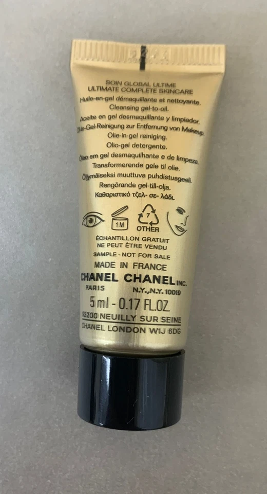 4x Chanel Sublimage L'huile-en-Gel De Demaquillage Limpiador Gel-a-Aceite 0.17fl oz Foto 4 de 4