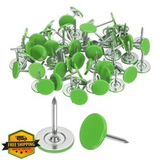 uxcell 60pc Light Green Upholstery Tacks 11x15mm