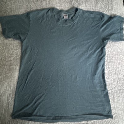 Blue Basic Cotton T-Shirt